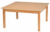שולחן 70X90 רגל עץ